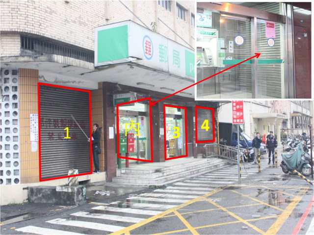 港西街郵局大門廣告1